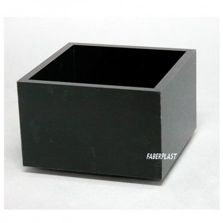 Jardinière plexiglas ZEN NOIR