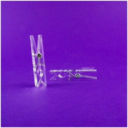 CLIP plexiglas transparent
