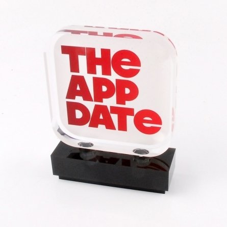 Tropheé plexiglas THE APP DATE