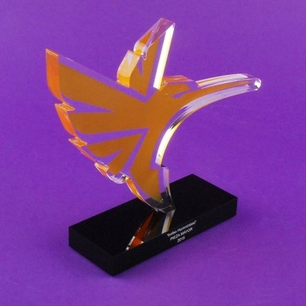 Tropheé plexiglas HUMMINBIRD