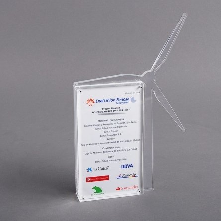 Tombstone plexiglas ENEL