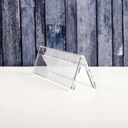 Porte visuel plexiglas PORTA NOMS DOUBLE