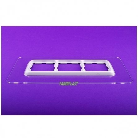 Plaque plexiglas INTERRUPTEURS TRIPLE