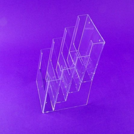 Porte Brochures A4 Vertical (4 NIVEAUX)