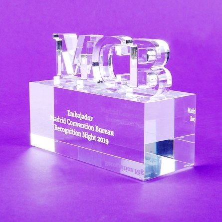 Trophée plexiglas MCB