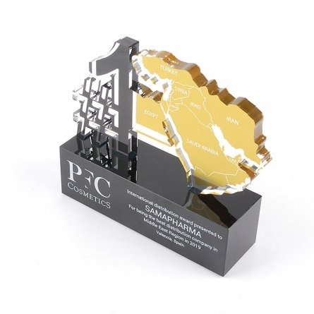 Trophée plexiglas PFC COSMETICS