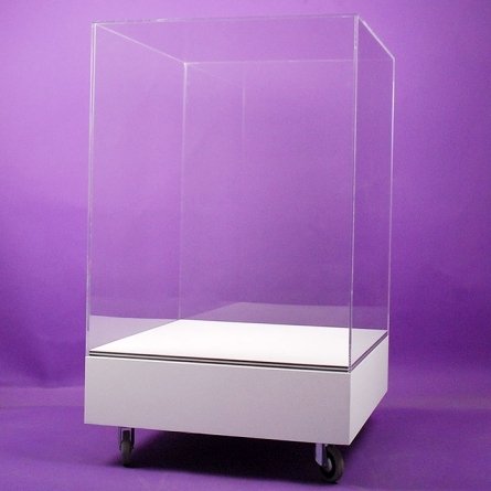 Vitrine en plexiglas EUROPEAN SPACE AGENCY