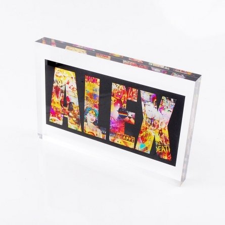 Tombstone Plexiglas ALEX MILA
