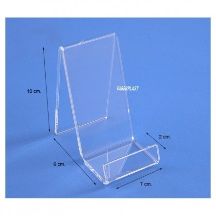 présentoir Plexiglas ( PMMA - Méthacrylate) Télephone Portable SIMU II