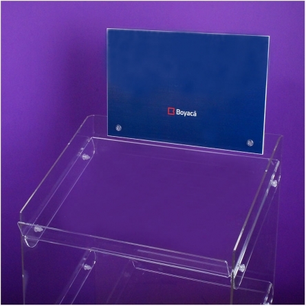 Présentoir Plexiglas Presse Boyaca