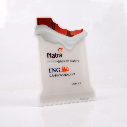 Tropheé Plexiglas Natra-ing