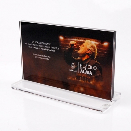 Trophée de Métacrylate Plácido Domingo