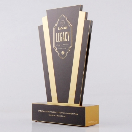 Tropheé Plexiglas Bacardí Legacy