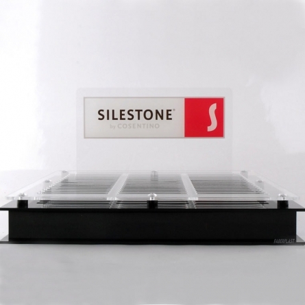Présentoir &eacute;chantillon Plexiglas Silestone