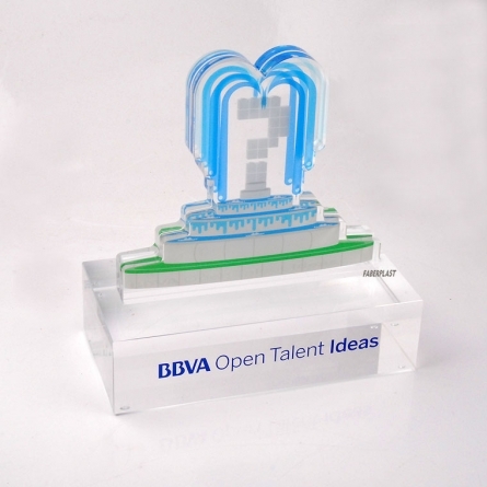 Trophée Plexiglas Bbva Open Talent Ideas