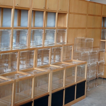 Conteneurs Alimentation Plexiglas Porte Battante