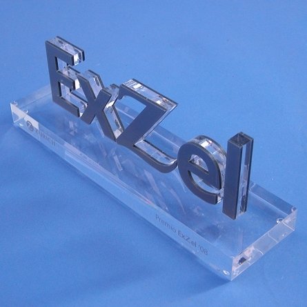 Trophée plexiglas ZURICH EXZEL