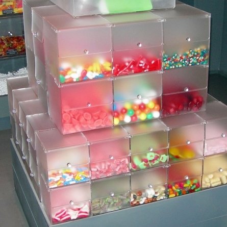 Containers Plexiglas Satin