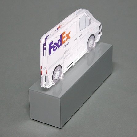 Trophée plexiglas FEDEX