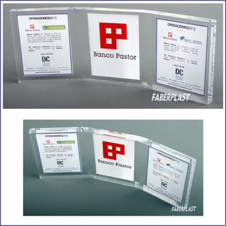 Bloque Plexiglas Banco Pastor