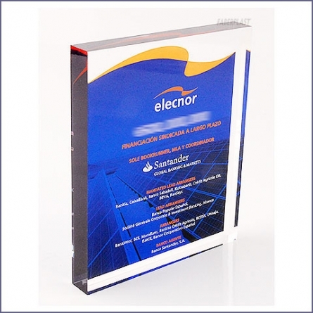 Bloc Plexiglas Elecnor