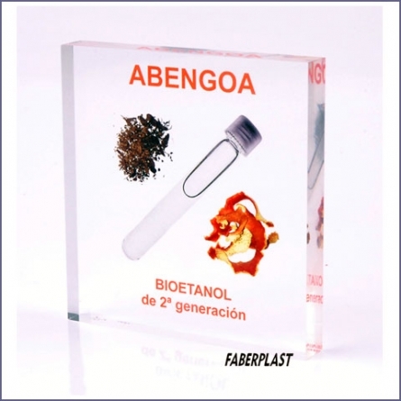 Bloc Plexiglas Abengoa Impression Numérique