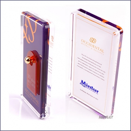 Bloc Plexiglas Occidental Hotels 