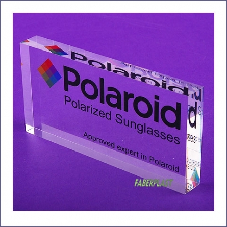Bloc Plexiglas Polaroid