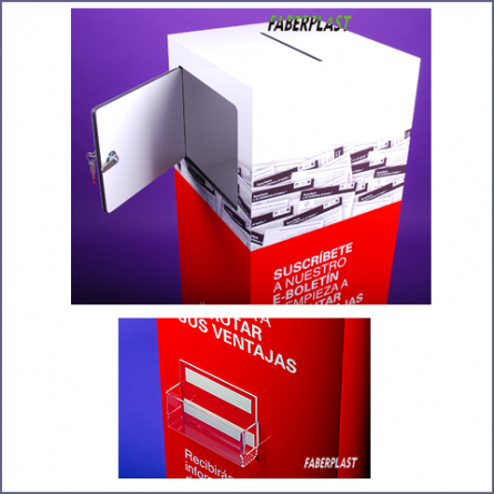 Exposants Colonne Boîte Pvc Teatros Del Canal 