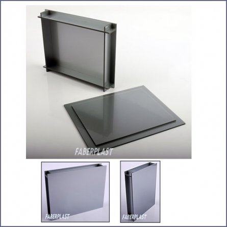 Boite Plexiglas Argent