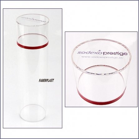 Bo&icirc;te Tube Plexiglas Sodexo