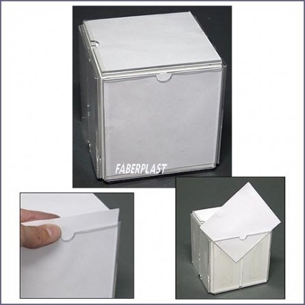 Feuille Boîtier Cube Plexiglas (en 5 Parties)