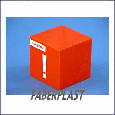 Socle-cube Plexiglas Producto Novedad