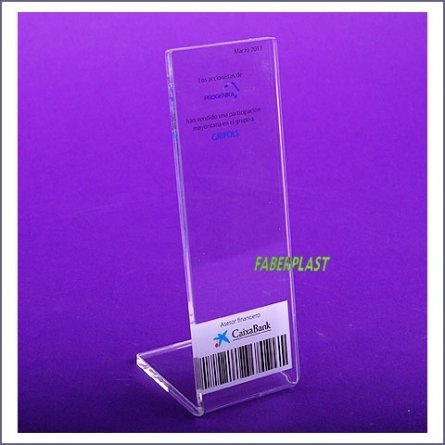 Display Plexiglas La Caixa