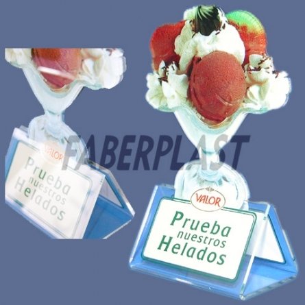 Porte-menu Plexiglas Zahor