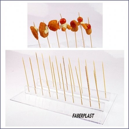 Présentoir Plexiglas Brochettes D´accueil