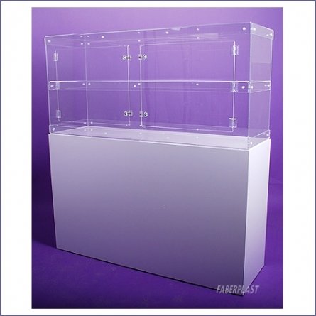 Vtrine Plexiglas Blanc Grande