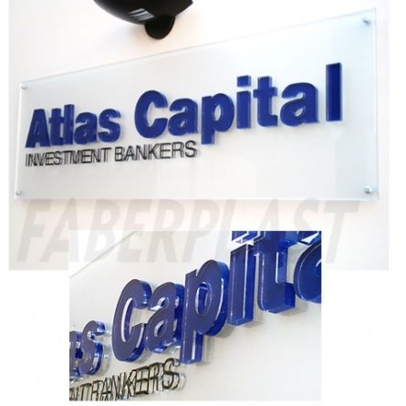Plaque Plexiglas Atlas Capital