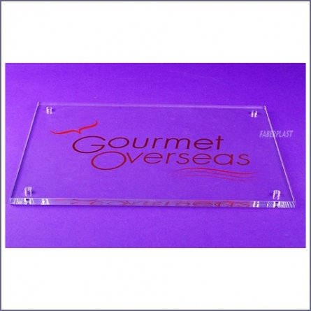 Plaque Plexiglas Gourmet Overseas