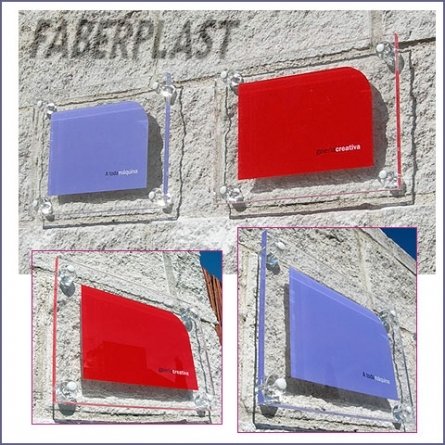 Plaque Plexiglas Galeria Creativa