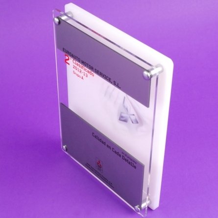 Plaque Plexiglas Honda