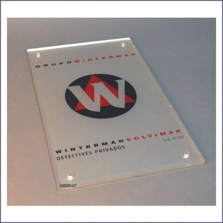 Plaque Plexiglas Winterman
