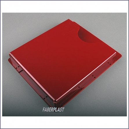 Portabrochure Plexiglass Marron