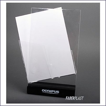Porte Brochure Plexiglas Olympus