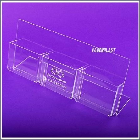 Porte Brochure Plexiglass électrique Réseau