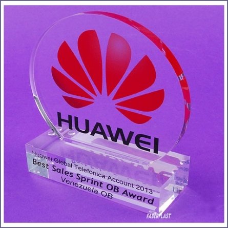 Trophée Plexiglas Huawei