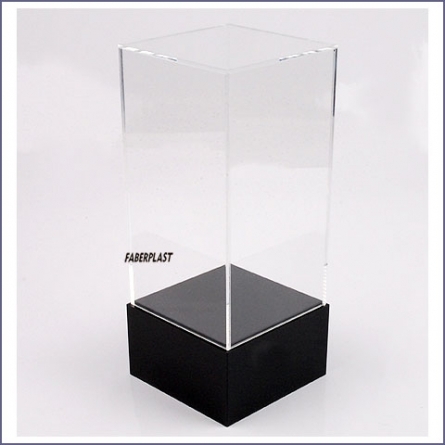 Vitrine Plexiglas Base Noire