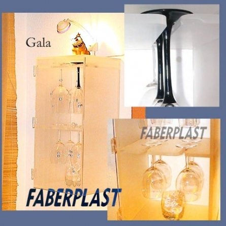 Vitrine Plexiglas Verres á Pied Gala